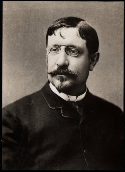 Portrait of Benjamin Constant, French painter and etcher by French Photographer
